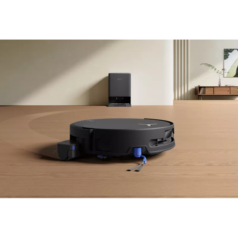 Robot vacuum Ecovacs DEEBOT T90 PRO OMNI — bagless 0.25 L dust bin, 350 min runtime, Li‑Ion 4000 mAh, black