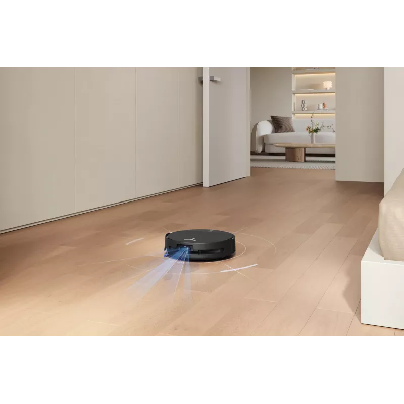 Robot vacuum Ecovacs DEEBOT T90 PRO OMNI — bagless 0.25 L dust bin, 350 min runtime, Li‑Ion 4000 mAh, black