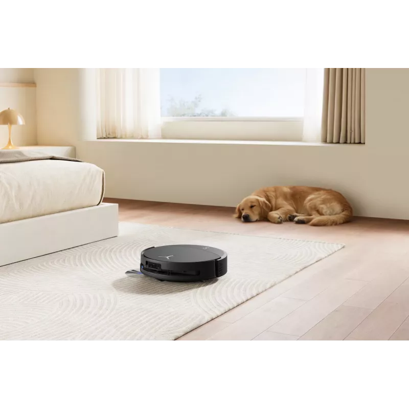 Robot vacuum Ecovacs DEEBOT T90 PRO OMNI — bagless 0.25 L dust bin, 350 min runtime, Li‑Ion 4000 mAh, black