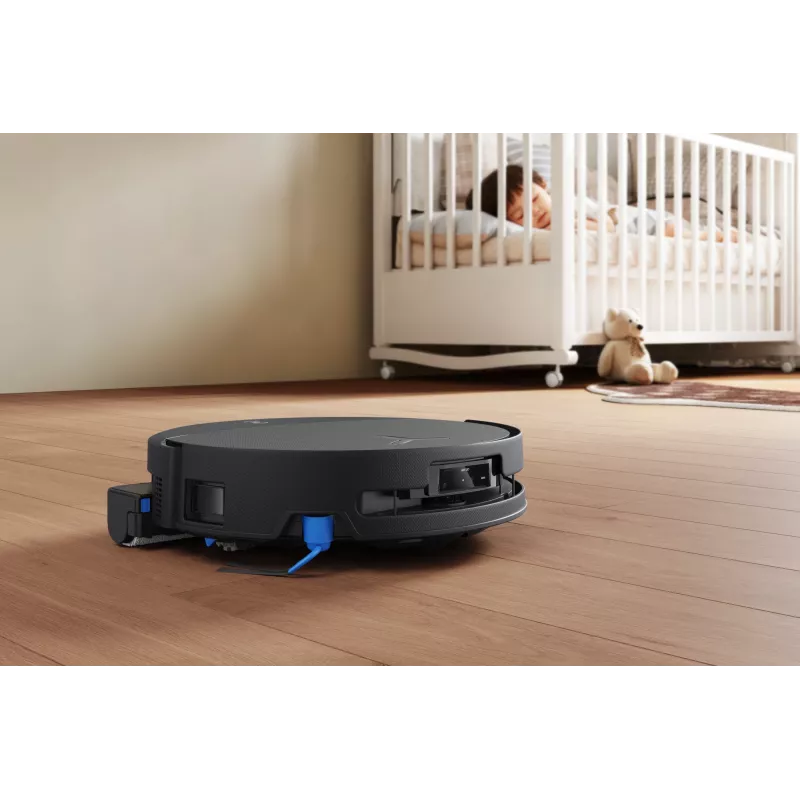 Robot vacuum Ecovacs DEEBOT T90 PRO OMNI — bagless 0.25 L dust bin, 350 min runtime, Li‑Ion 4000 mAh, black