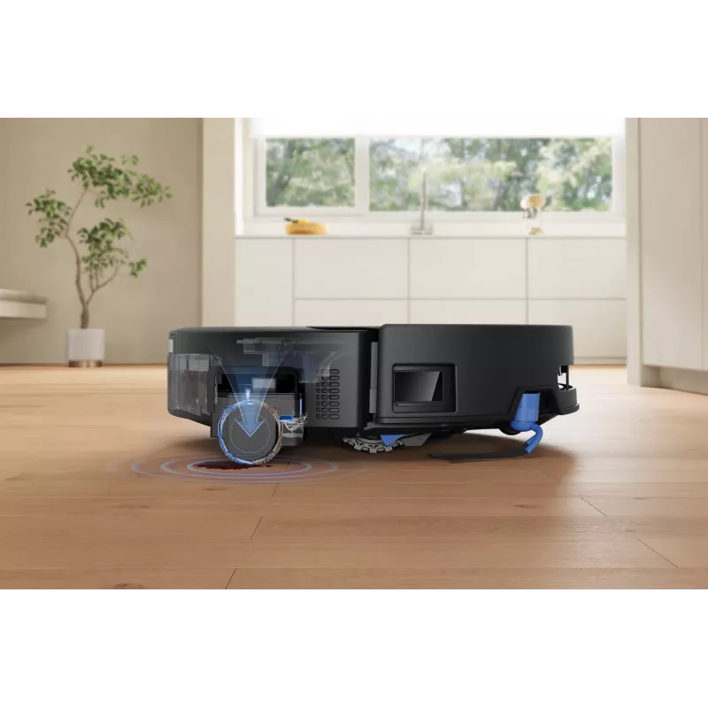 Robot vacuum Ecovacs DEEBOT T90 PRO OMNI — bagless 0.25 L dust bin, 350 min runtime, Li‑Ion 4000 mAh, black