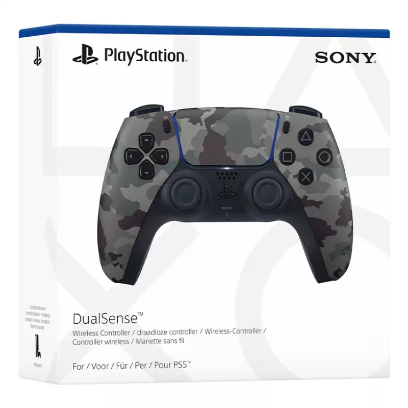 Gamepad Sony DualSense v3 Camouflage — Bluetooth/USB, PS5, built-in battery, USB‑C, 160×106×66 mm
