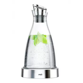 EMSA 505219 carafe/jug/bottle 1 L Stainless steel, Transparent