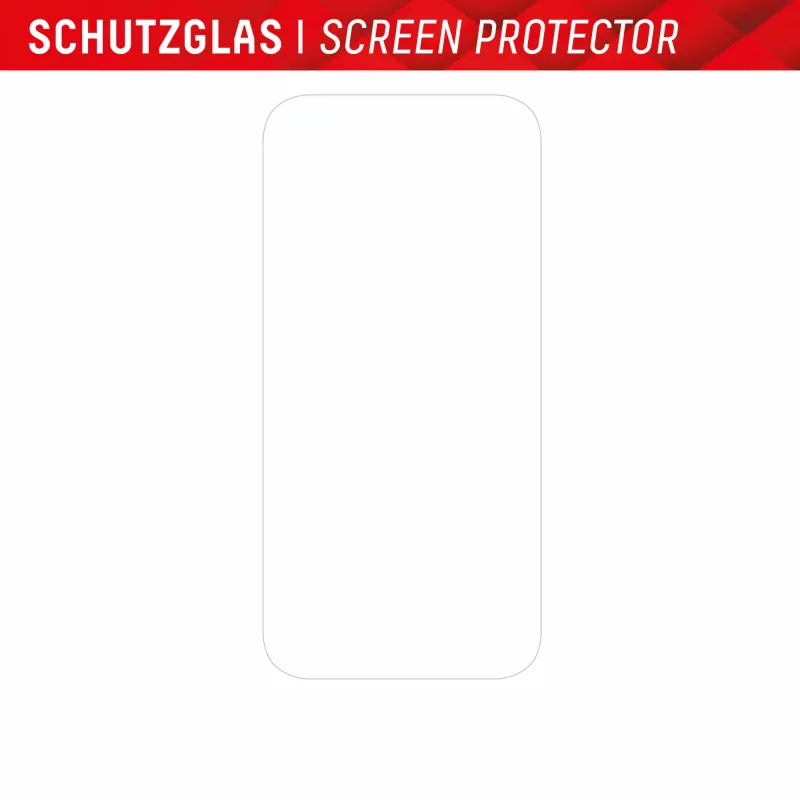 Displex Screen Protector + Case for Apple iPhone 15 Pro Max, Eco Mounting Frame, scratch resistant
