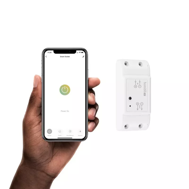 Smart switch Avanca International BV Hombli Smart Switch 2P wireless 230V (90–250V, 50–60Hz), 39×88×24 mm