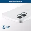 Cellularline Camera Lens Ring - iPhone 16/16 Plus Tempered glass for camera protection
