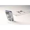 Cellularline Spin Mag - iPhone 16 Case with rotatable ring holder, compatible with Magsafe ecosystem