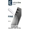 Cellularline Fine - Galaxy S25 Ultra, Cover, Samsung, Galaxy S25 Ultra, 17.3 cm (6.8 inch), Transparent