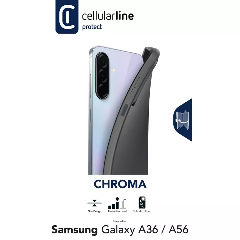 Cellularline Chroma - Galaxy A36/A56 Colourful soft rubber case