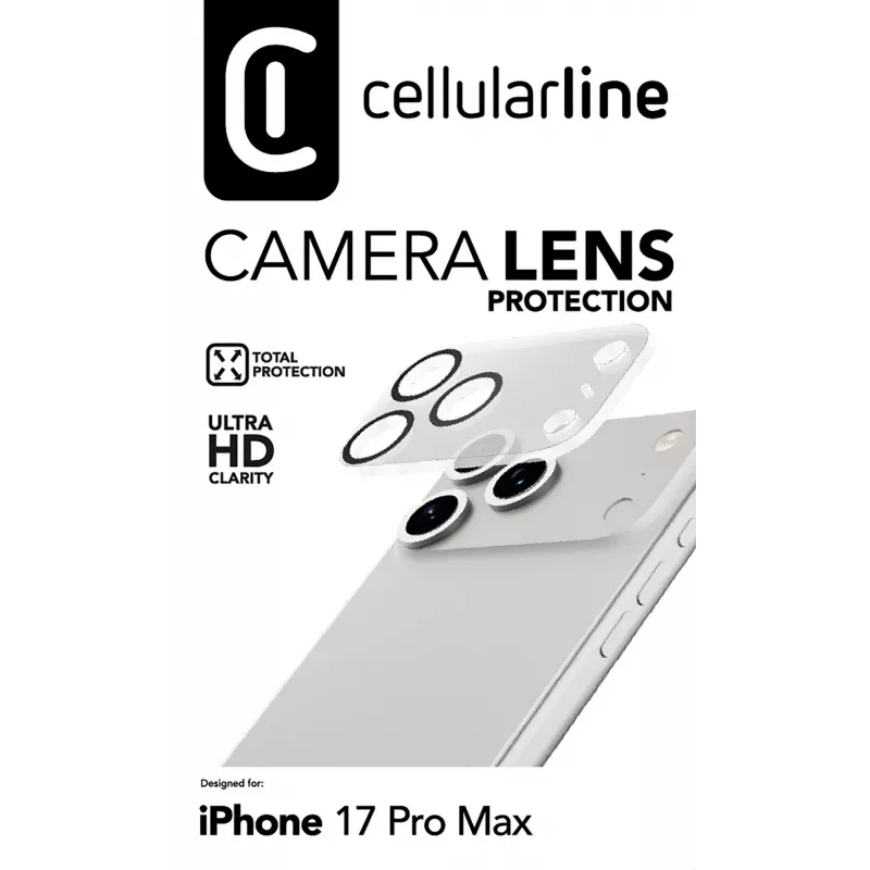 Cellularline Camera Lens - iPhone 17 Pro Max Protection for the camera