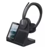 Headset Yealink WH64 Dual — Wired & Wireless Bluetooth, Supraaural, Head-band, 50 m range, Black