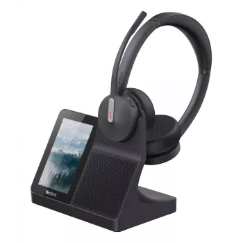 Headset Yealink WH64 Dual — Wired & Wireless Bluetooth, Supraaural, Head-band, 50 m range, Black