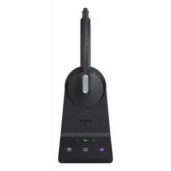 Wireless Mono Headset Yealink WH64 Teams — Bluetooth, Supraaural, 20–20000 Hz, 150 m range, Black