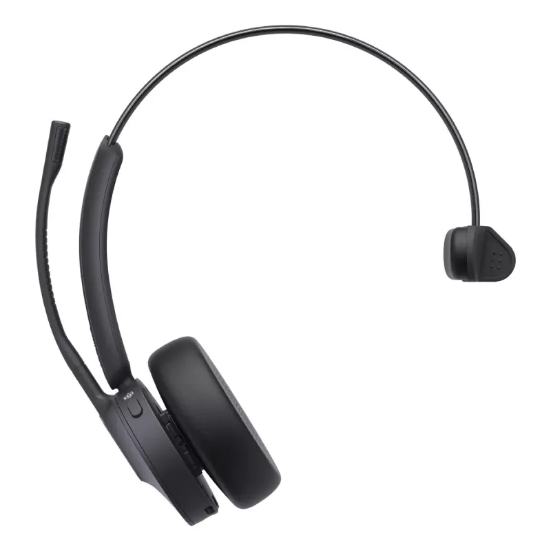 Wireless Mono Headset Yealink WH64 Teams — Bluetooth, Supraaural, 20–20000 Hz, 150 m range, Black