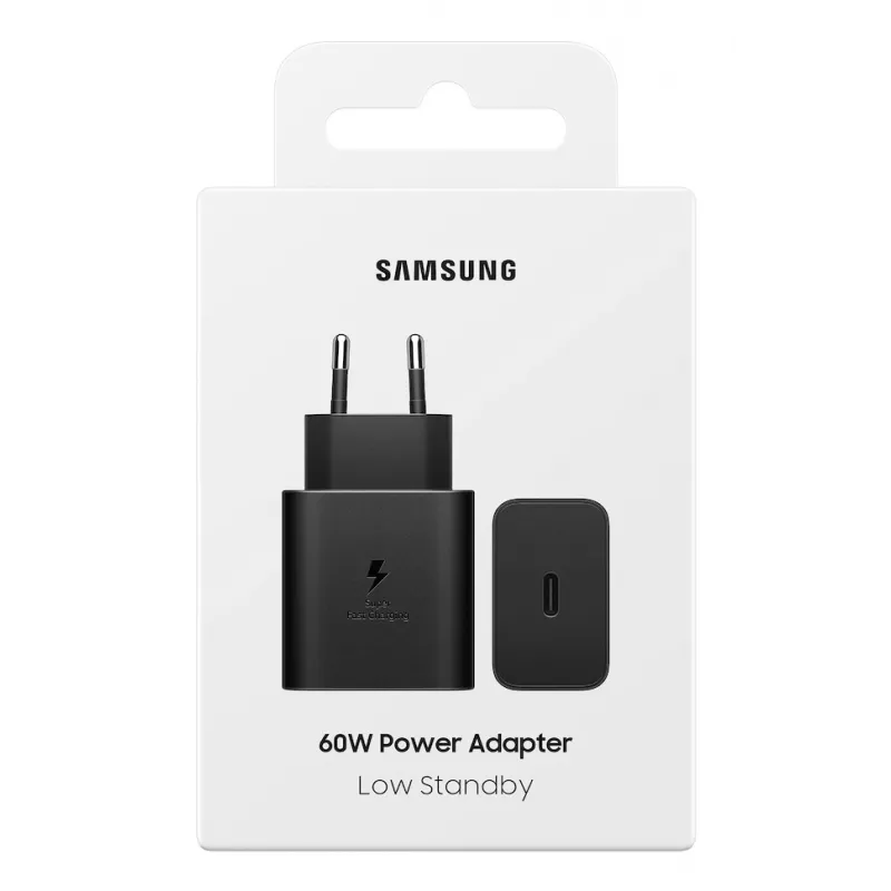 Samsung EP-T6010NBEGWW mobile device charger Laptop, Smartphone, Tablet Black AC Fast charging Indoor