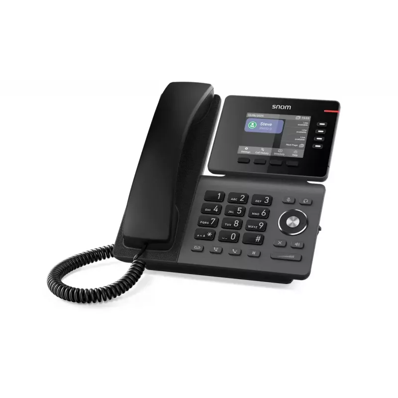 IP phone Snom D810W — 3.36 inch IPS display, Gigabit Ethernet, Wi‑Fi (802.11a/b/g/n/ac), PoE, black