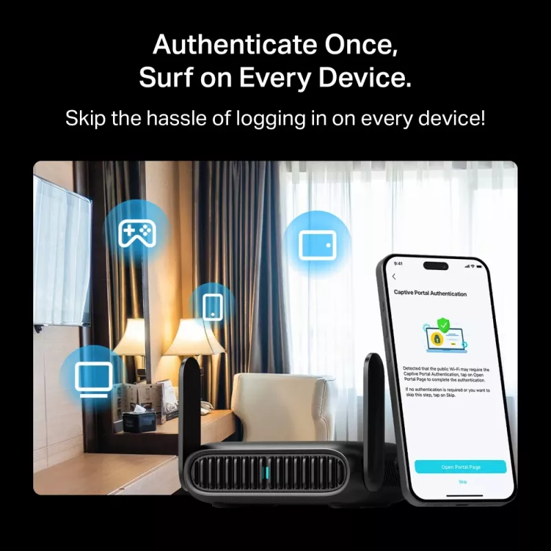 TP-Link BE3600 Wi-Fi 7 wireless router 2.5 Gigabit Ethernet Dual-band (2.4 GHz / 5 GHz) Black