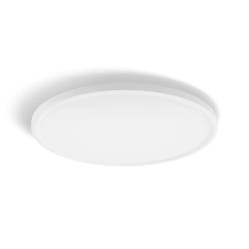 Ceiling light Philips Hue Devote slim ceiling light M, round LED 23W, white, Ø42.1 cm, universal location