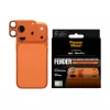 Camera protector PanzerGlass Fender for iPhone 17 Pro — silicone, Cosmic Orange, scratch- and shock-resistant