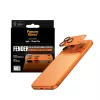 Camera protector PanzerGlass Fender for iPhone 17 Pro — silicone, Cosmic Orange, scratch- and shock-resistant
