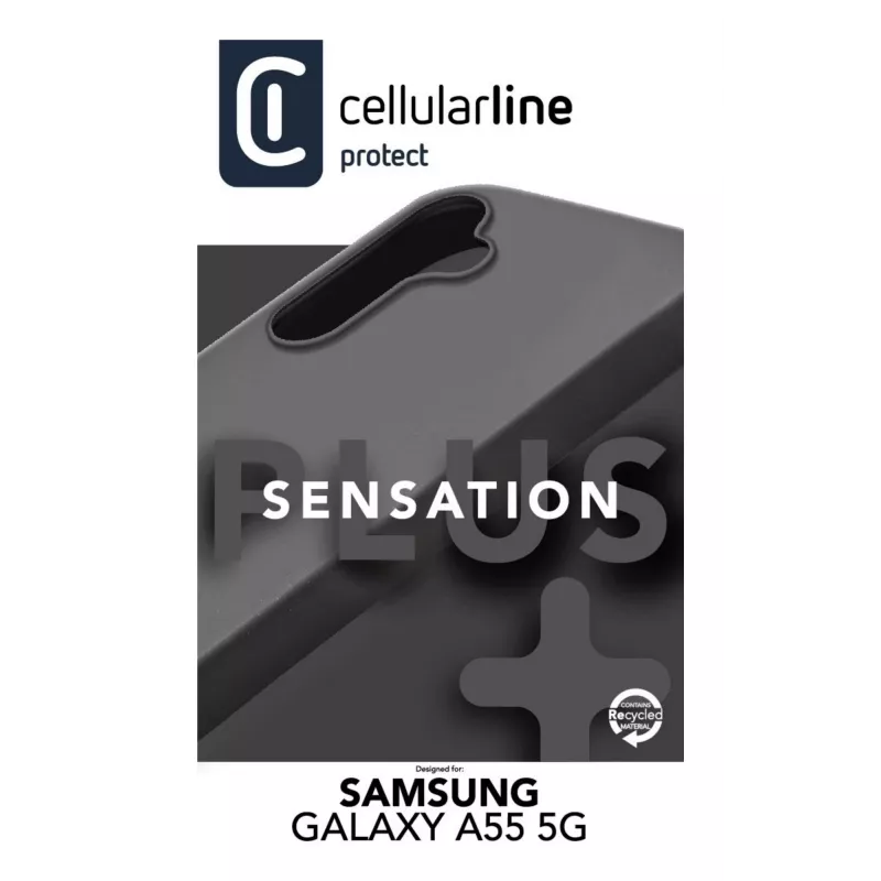 Cellularline Sensation+ - Galaxy A55 5G Soft-touch silicone case