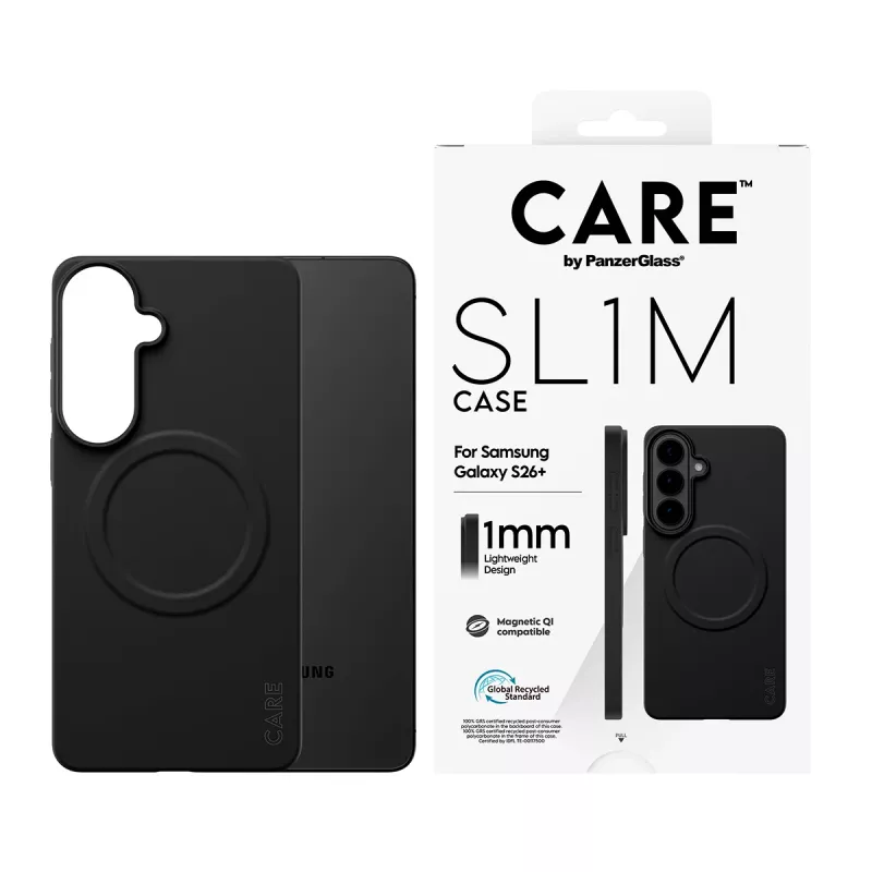 Protective PanzerGlass CARE SL1M Case for Samsung Galaxy S26+ in Black (CR06231)