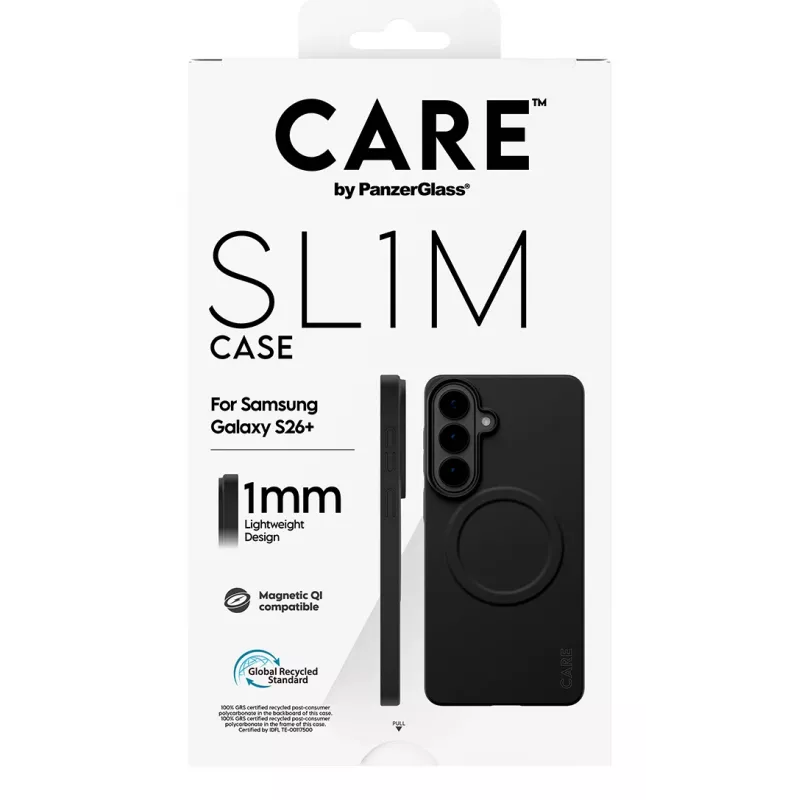 Protective PanzerGlass CARE SL1M Case for Samsung Galaxy S26+ in Black (CR06231)