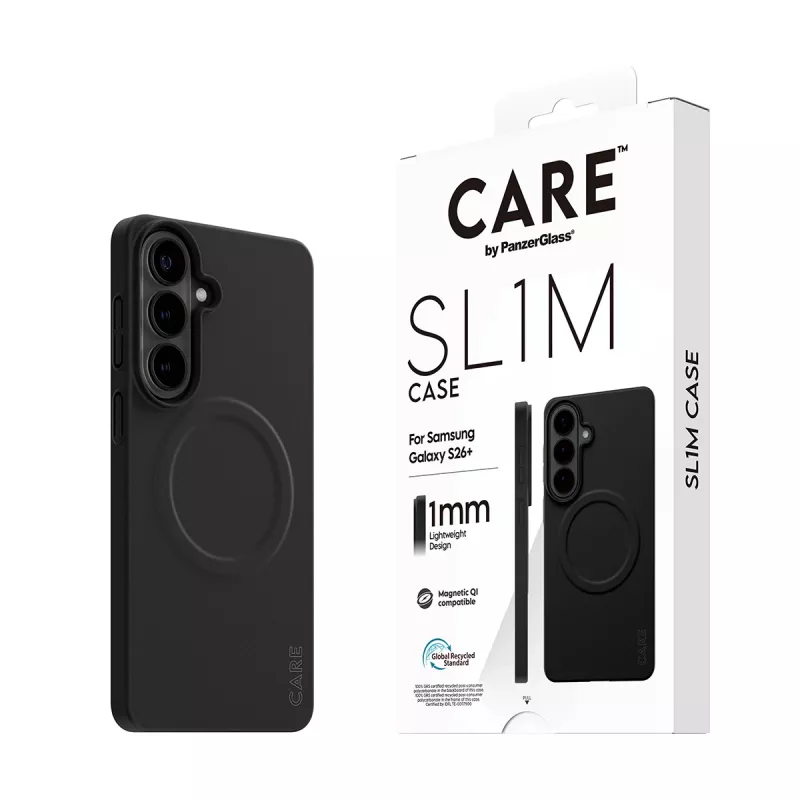 Protective PanzerGlass CARE SL1M Case for Samsung Galaxy S26+ in Black (CR06231)