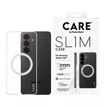 PanzerGlass CARE™ SL1M Clear Protective Cover Case with Qi for Samsung Galaxy S26+ (6.7 inch)