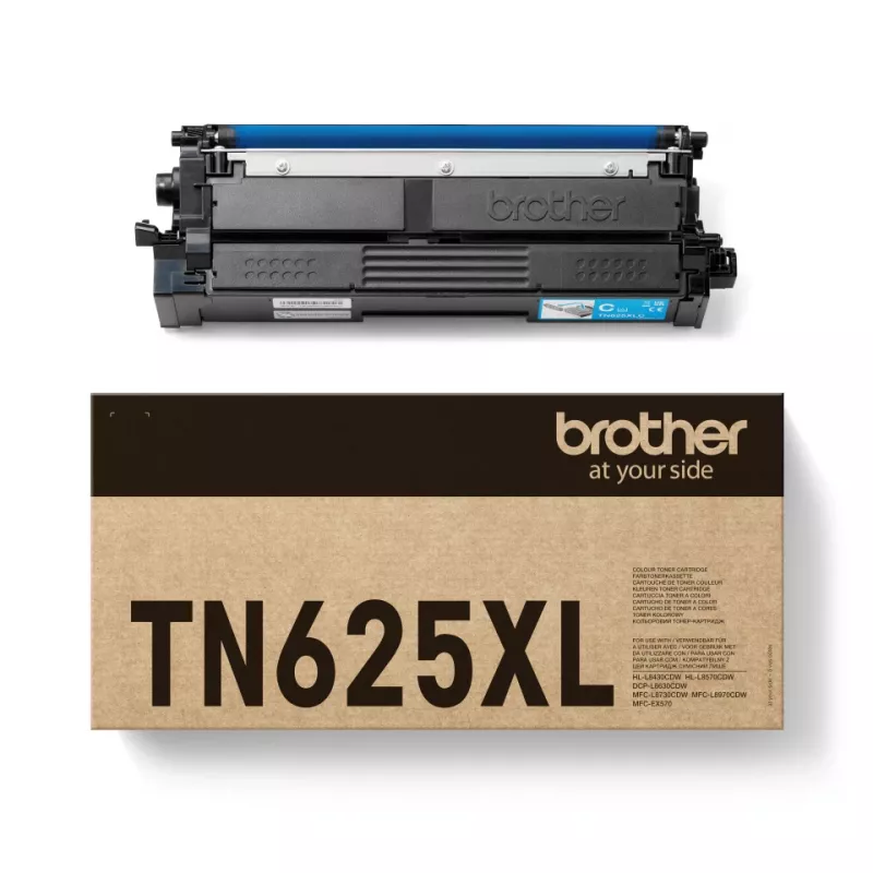 Toner cartridge Brother TN-625XLC Original Cyan, yield 4500 pages, 1 pc