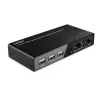 Lindy 2 Port HDMI 4K60, USB 2.0 and Audio KVM Switch, 4096 x 2160 pixels, 4K Ultra HD, Black