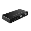 Lindy 2 Port HDMI 4K60, USB 2.0 and Audio KVM Switch, 4096 x 2160 pixels, 4K Ultra HD, Black