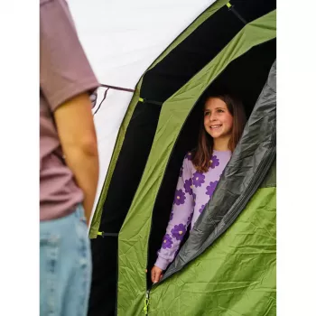 Tent COLEMAN Rocky Mountain 5 BlackOut Green/Grey — model 2025, family tunnel tent for 5 people
