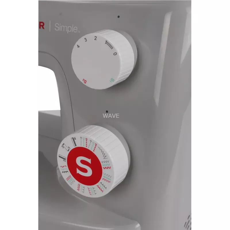 Mechanical sewing machine SINGER Simple 3223 — light gray