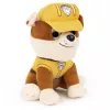 PAW Patrol GUND Official Rubble in Signature Construction Uniform Plush Toy, Stuffed Animal for Ages 1 and Up, 6 inch