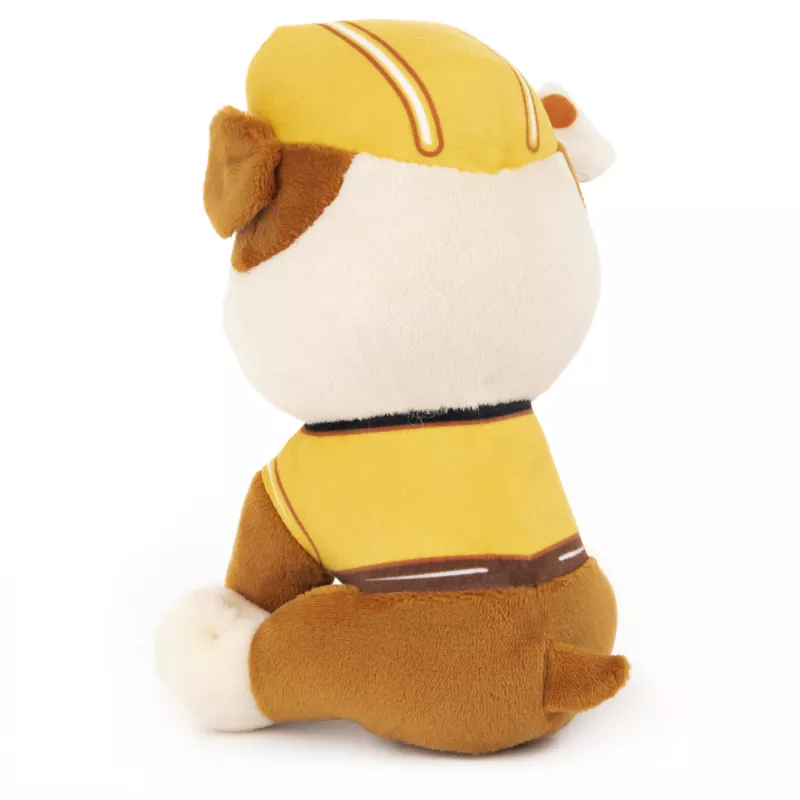 PAW Patrol GUND Official Rubble in Signature Construction Uniform Plush Toy, Stuffed Animal for Ages 1 and Up, 6 inch