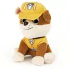 PAW Patrol GUND Official Rubble in Signature Construction Uniform Plush Toy, Stuffed Animal for Ages 1 and Up, 6 inch