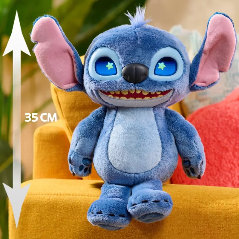 Just Play Disney Stitch - Many Moods Stitch, Character, 3 yr(s), Interactive, Sounding, AA