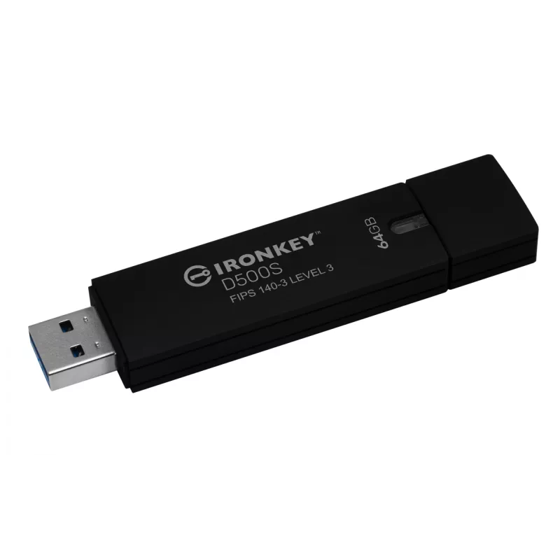 USB Flash Drive Kingston Technology IronKey 64GB D500S FIPS 140-3 AES-256