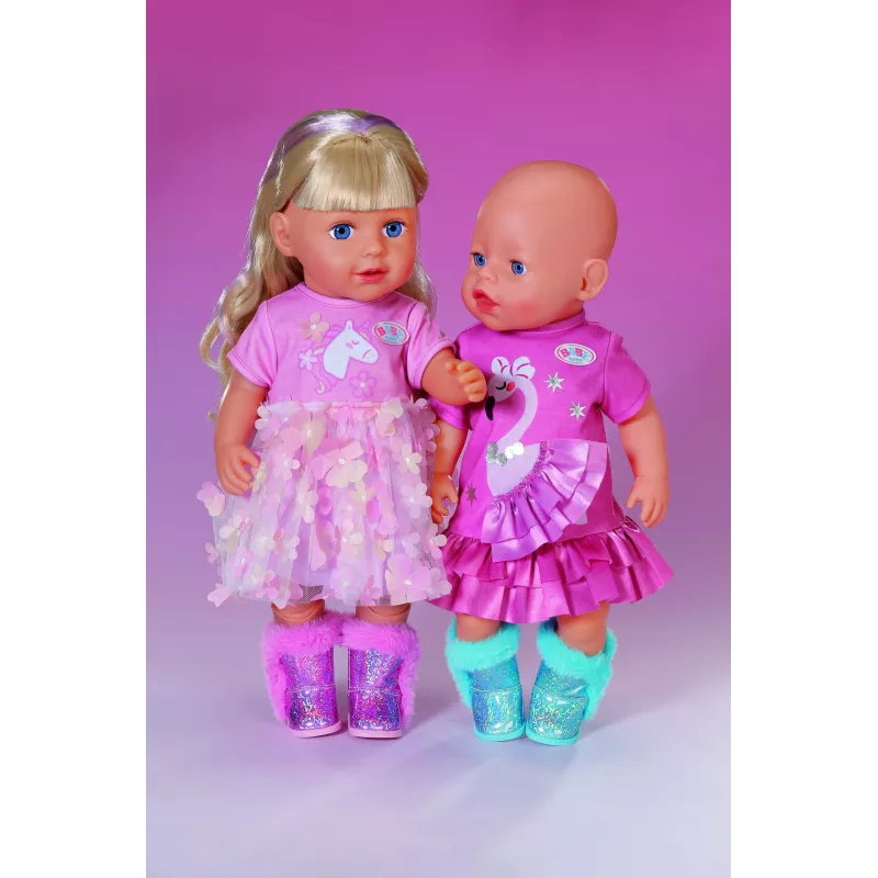 BABY born Glitter Boots 2 ass. 43cm Doll shoes
