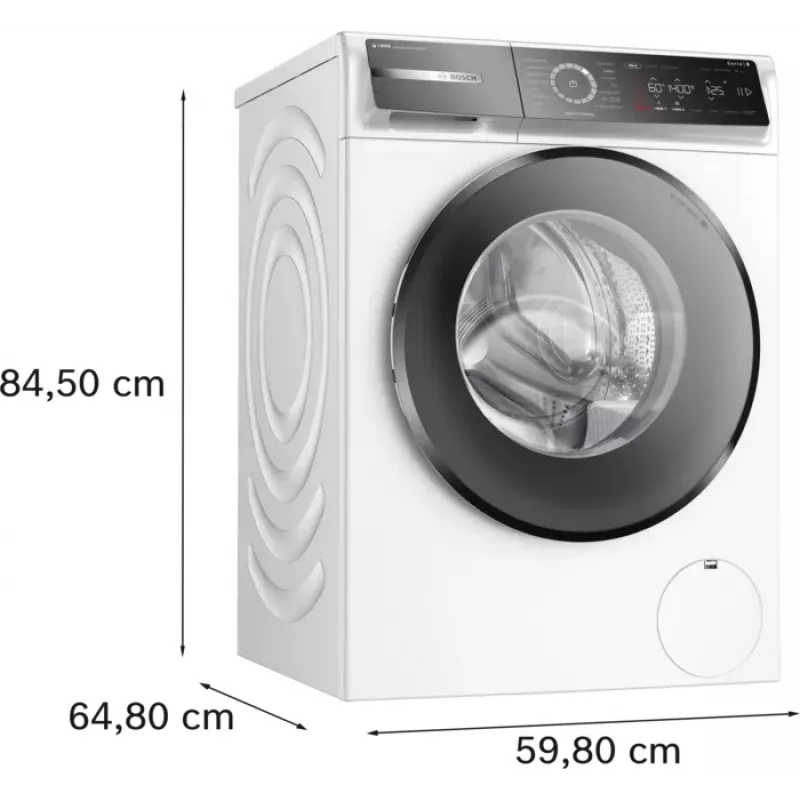 Bosch Serie 8 WGB244040 washing machine Front-load 9 kg 1257 RPM White