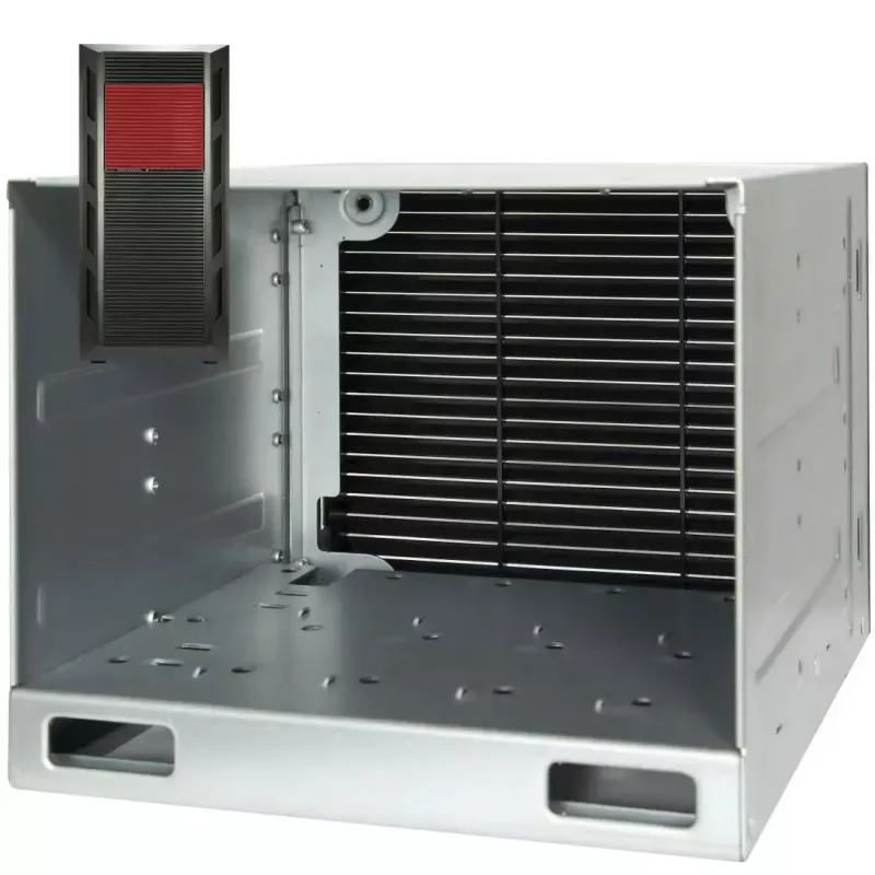 Inter-Tech IPC Server T-9 Tower Computer Case Black - E-ATX/SSI EEB, 10x 5.25 inch Bays, 7x 3.5 inch Bays, 2x USB 3.2 Gen1