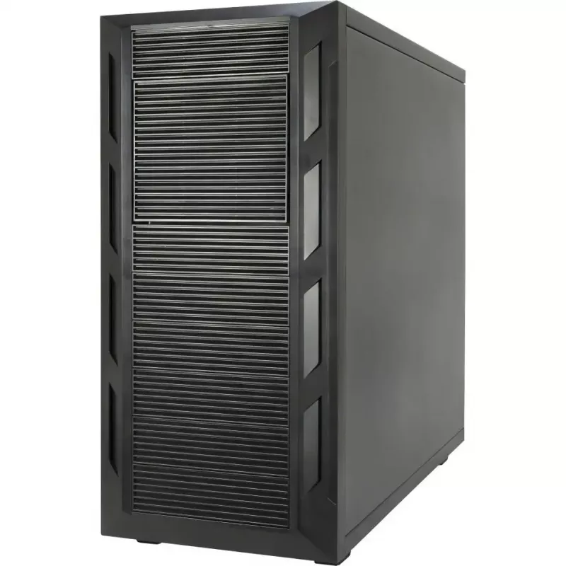 Inter-Tech IPC Server T-9 Tower Computer Case Black - E-ATX/SSI EEB, 10x 5.25 inch Bays, 7x 3.5 inch Bays, 2x USB 3.2 Gen1