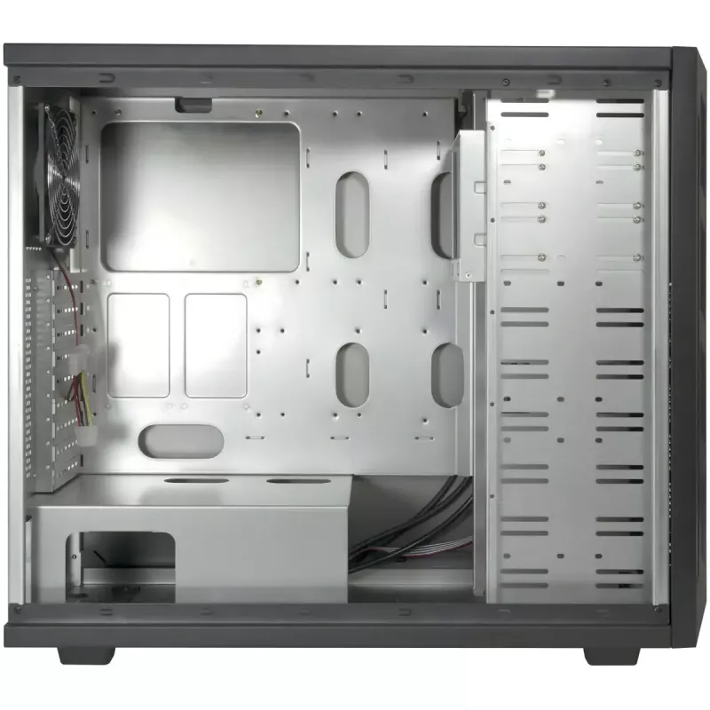 Inter-Tech IPC Server T-9 Tower Computer Case Black - E-ATX/SSI EEB, 10x 5.25 inch Bays, 7x 3.5 inch Bays, 2x USB 3.2 Gen1