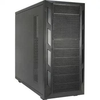 Inter-Tech IPC Server T-9 Tower Computer Case Black - E-ATX/SSI EEB, 10x 5.25 inch Bays, 7x 3.5 inch Bays, 2x USB 3.2 Gen1
