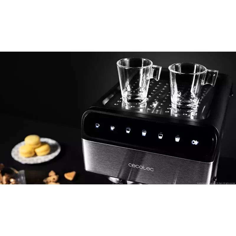 Espresso machine CECOTEC Power Instant-ccino 20 Touch — fully automatic, 1.4 L water tank, 2-cup, 1350 W