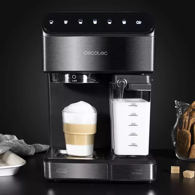 Espresso machine CECOTEC Power Instant-ccino 20 Touch — fully automatic, 1.4 L water tank, 2-cup, 1350 W