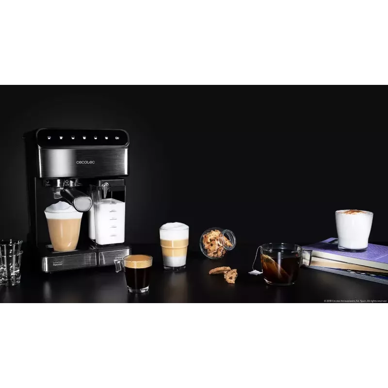Espresso machine CECOTEC Power Instant-ccino 20 Touch — fully automatic, 1.4 L water tank, 2-cup, 1350 W