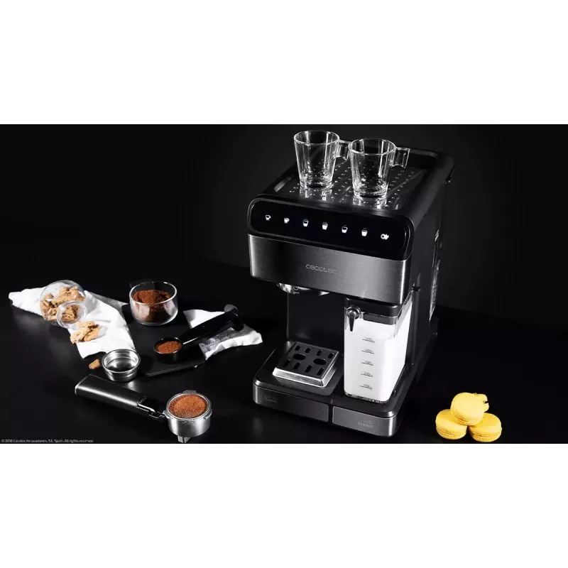 Espresso machine CECOTEC Power Instant-ccino 20 Touch — fully automatic, 1.4 L water tank, 2-cup, 1350 W