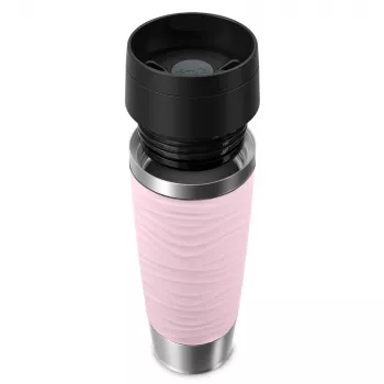 EMSA Travel Mug Waves Grande 500 ml Pink, Stainless steel